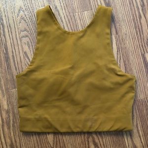 Girlfriend Collective Dylan Bra in Saddle